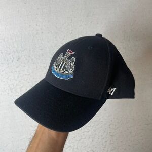 47 Brand Newcastle United Baseball Cap Black Adjustable Snapback Soccer